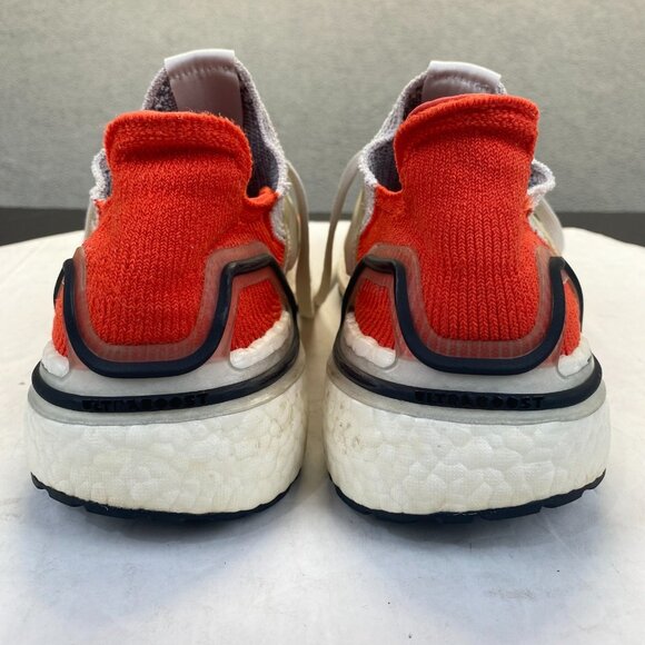 Adidas Ultraboost 19 F35245 Raw White/Active Orange Men\'s Running Shoes Size 11 main image 7